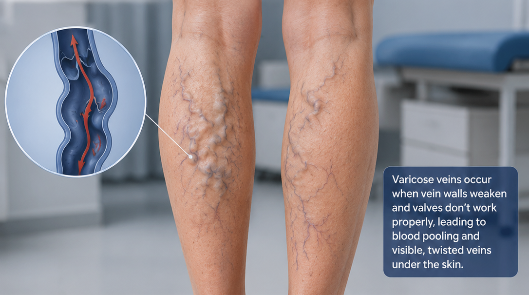 Risk factors and possible complications of untreated varicose veins